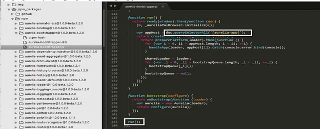 Aurelia - Bootstraping Process
